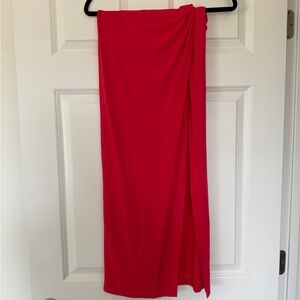 Wild Fable Vibrant Red Pencil Skirt